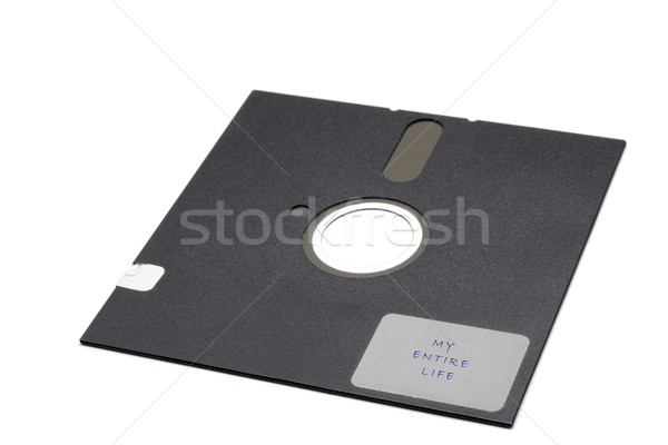 Stock photo: Vintage diskette recorder