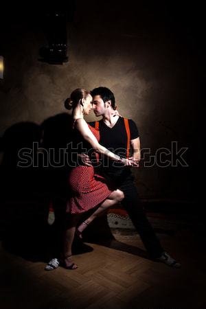 Baştan çıkarma dans güzel dansçılar tango Stok fotoğraf © blanaru