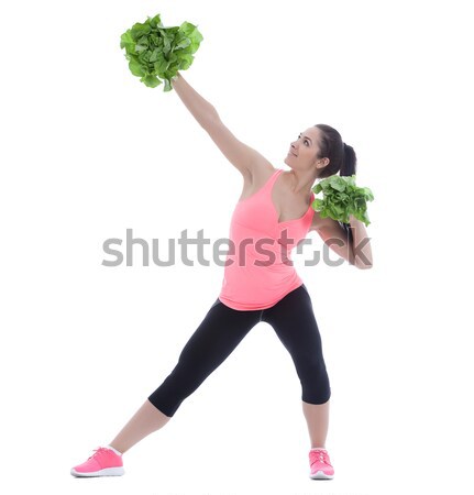 Drôle cheerleader femme deux [[stock_photo]] © blanaru