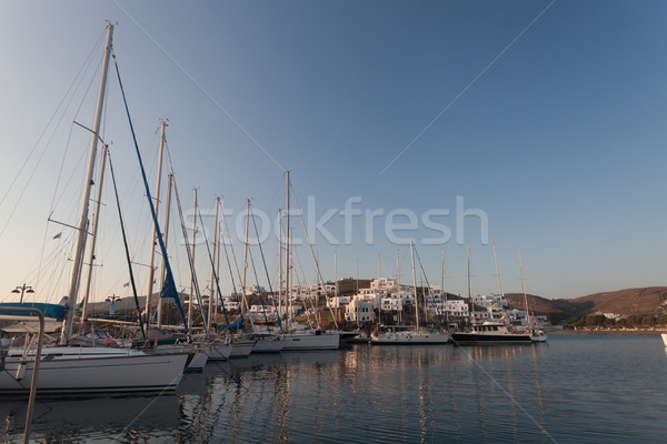 Griego vacaciones Resort amanecer isla muchos Foto stock © blanaru