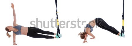 Stretching of quadriceps and pelvis Stock photo © blanaru