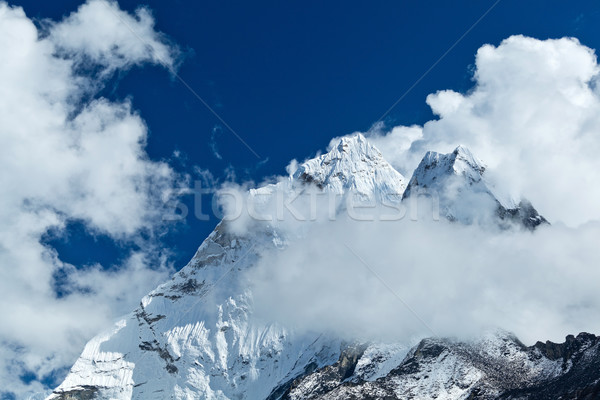 Himalaya paisaje himalaya montanas Nepal cielo Foto stock © blasbike
