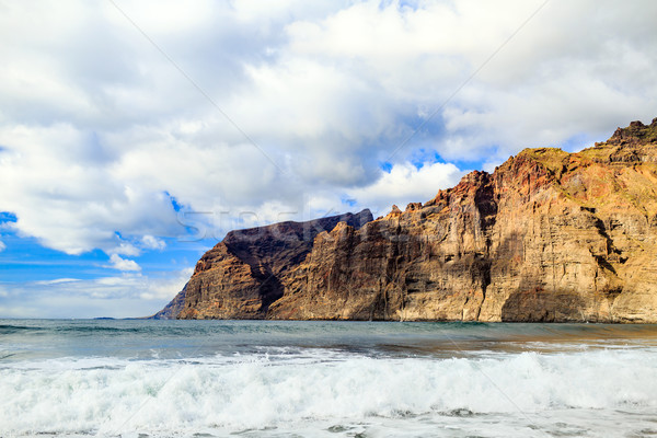 Hegyek kő Tenerife Kanári-szigetek Spanyolország inspiráló Stock fotó © blasbike