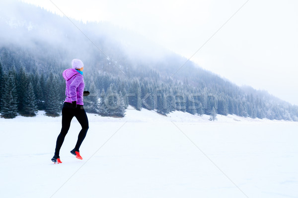 Donna fitness ispirazione motivazione runner sport Foto d'archivio © blasbike