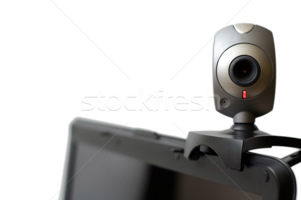 Web camera on laptop staring at you Stock photo © blasbike