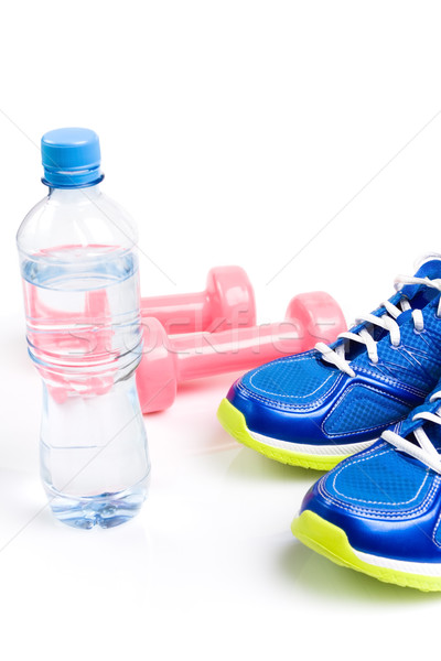 Permanecer encajar agua deporte fitness Foto stock © blasbike