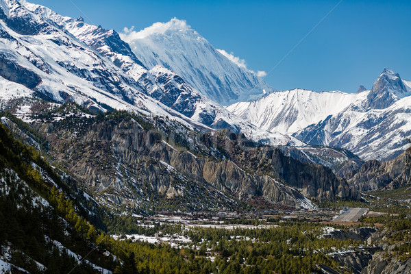 Inspirational Landscape Himalaya Mountains in Nepal Stock photo © blasbike