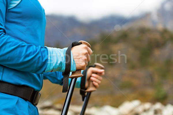 Nordic walking Stock photo © blasbike