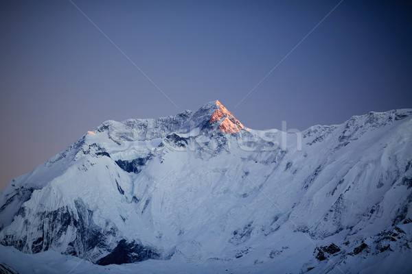 Stock fotó: Hegy · inspiráló · tájkép · terjedelem · Nepál · Himalája