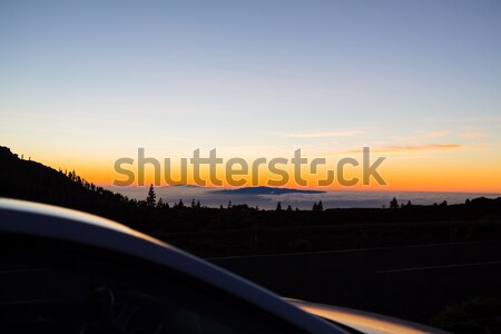 Looking at inspirational landscape ocean view Stock photo © blasbike