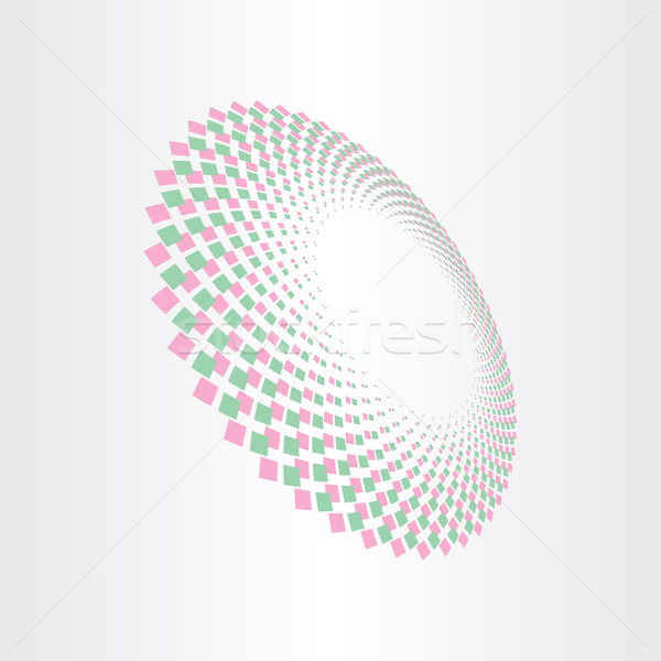 Abstract perspectief ontwerp golf behang digitale Stockfoto © blaskorizov