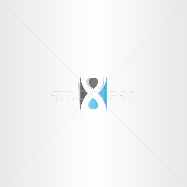 number eight 8 letter x infinity symbol Stock photo © blaskorizov