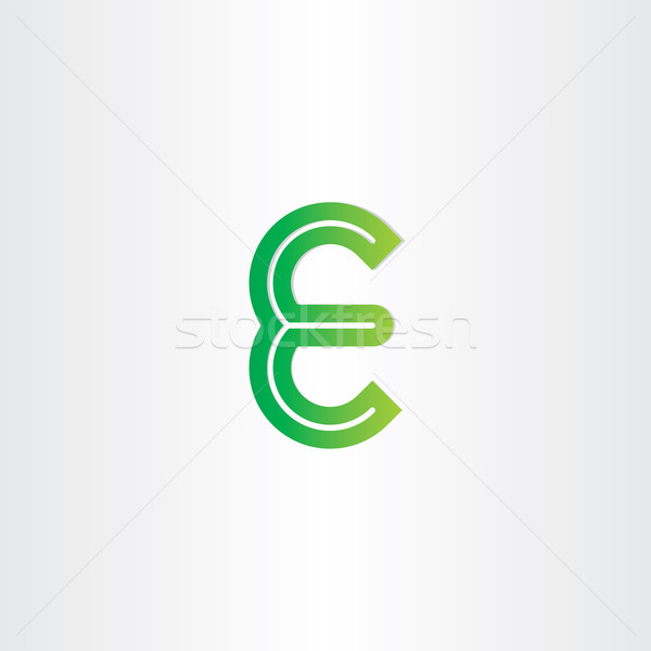 green letter e symbol design Stock photo © blaskorizov