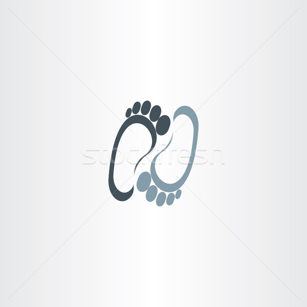 human foot vector logotype icon Stock photo © blaskorizov