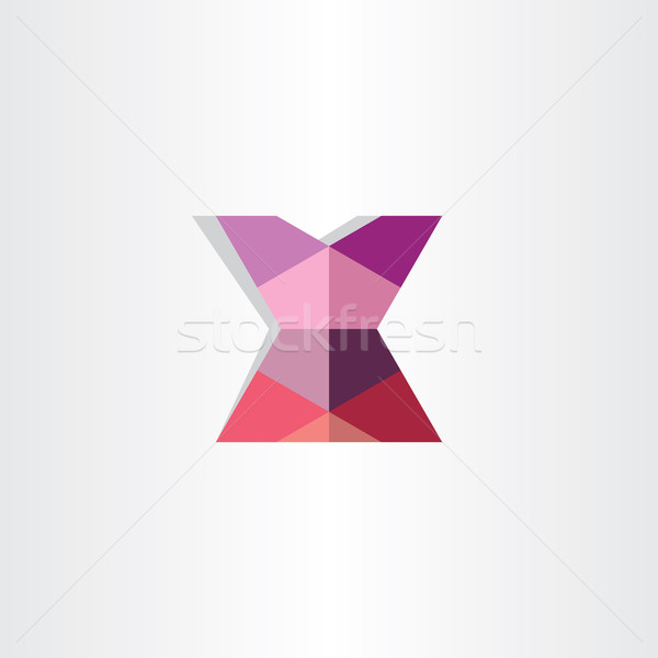 Stockfoto: Vrouwelijke · minirok · origami · icon · ontwerp · kleding