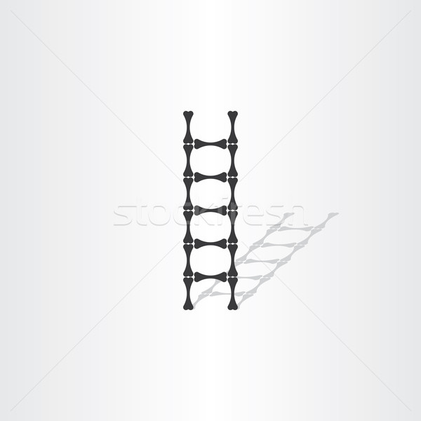 Stockfoto: Stap · ladder · botten · ontwerp · business · zwarte