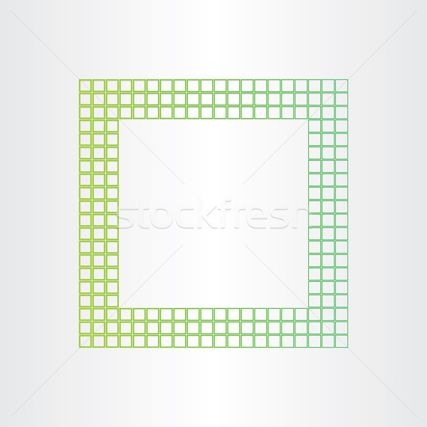 Zielone eco ramki streszczenie biuro tekstury Zdjęcia stock © blaskorizov