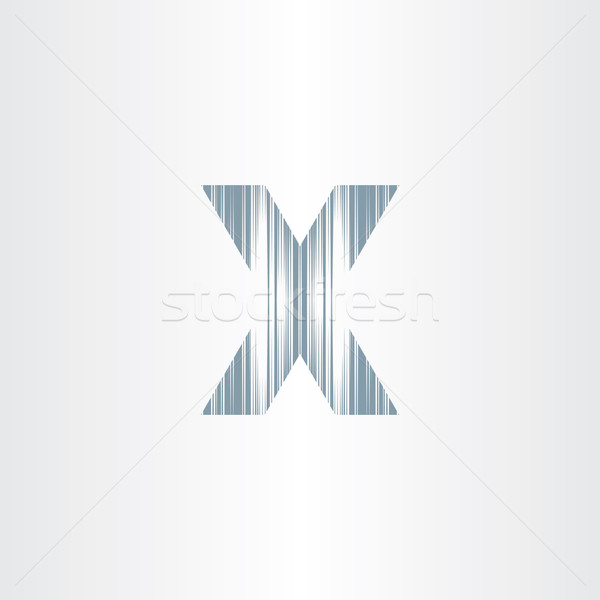 scratched letter x symbol Stock photo © blaskorizov