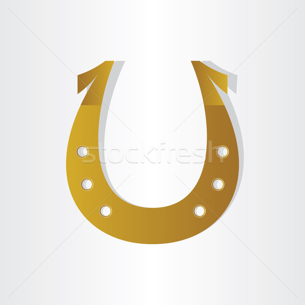 horseshoe luck symbol design  Stock photo © blaskorizov