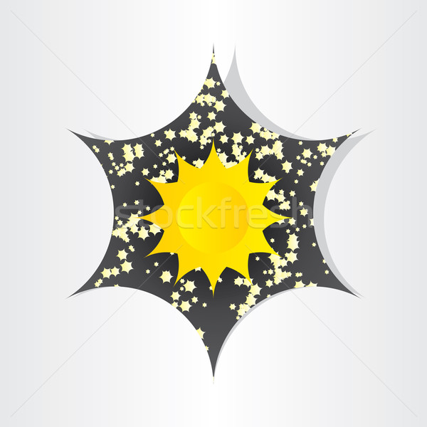 Star wszechświata gwiazdki słońce światło słoneczne streszczenie Zdjęcia stock © blaskorizov