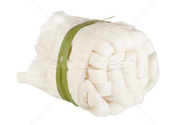 Reis Nudeln Schmierfett Proof Papier isoliert Stock foto © blinztree