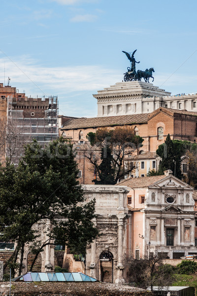 Roman ruins in Rome. Stock photo © bloodua