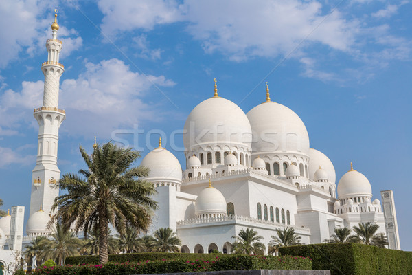 Mecset Abu Dhabi város egység Közel-Kelet Egyesült Arab Emírségek Stock fotó © bloodua