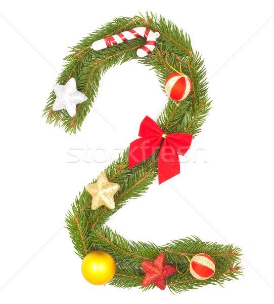 [[stock_photo]]: Noël · alphabet · plein · isolé · blanche