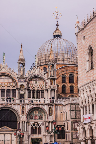 St. Marks Cathedral and square in Venice, Italy Stock photo © bloodua