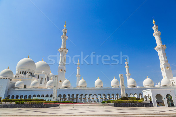 Sheikh Zayed Grand Mosque in Abu Dhabi, the capital city of Unit Stock photo © bloodua