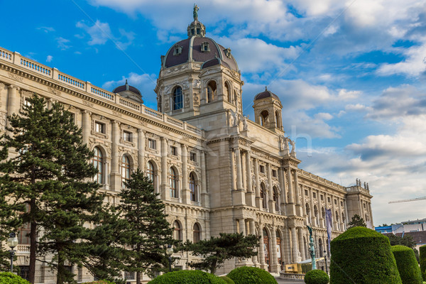 Muzeum naturalnych historii Wiedeń Austria widoku Zdjęcia stock © bloodua