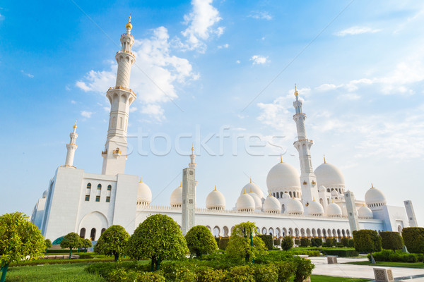 Abu Dhabi Sheikh Zayed White Mosque Stock photo © bloodua
