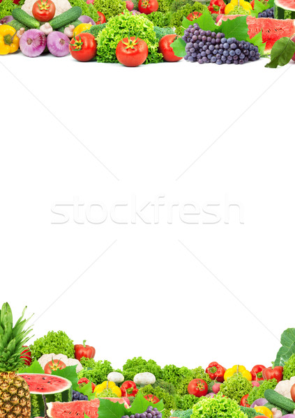 Colorful healthy fresh fruits and vegetables Stock photo © bloodua