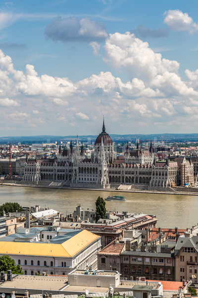 Stock fotó: épület · parlament · Budapest · Magyarország · magyar · folyó