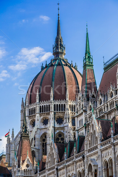 Constructii parlament Budapesta Ungaria râu Imagine de stoc © bloodua