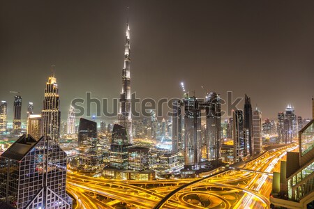 Dubai downtown. East, United Arab Emirates architecture Stock photo © bloodua
