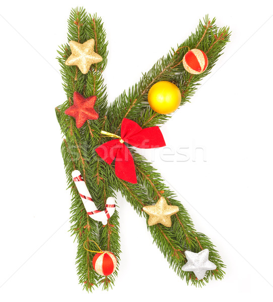 Stock photo: Christmas Alphabet