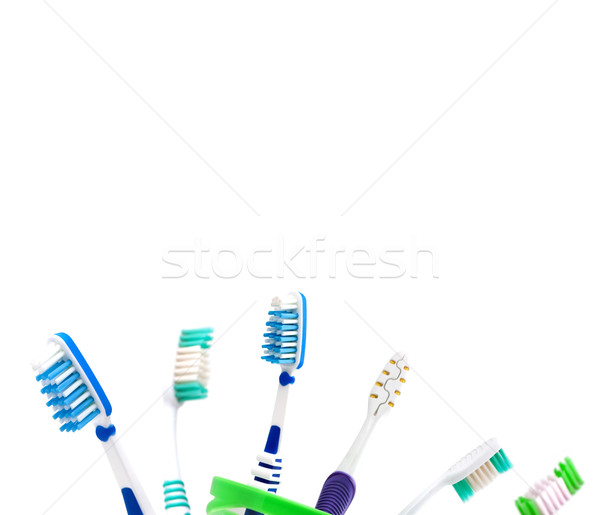 Colorfull toothbrushes Stock photo © bloodua