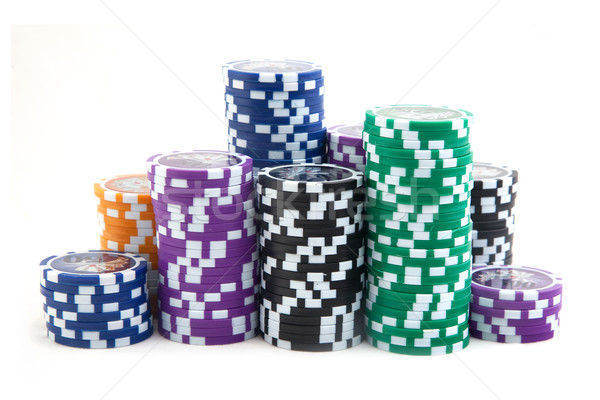 ストックフォト: ポーカー · 表 · カード · エース · ギャンブル · 紙