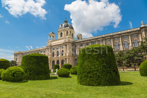 Muzeum naturalnych historii Wiedeń Austria widoku Zdjęcia stock © bloodua