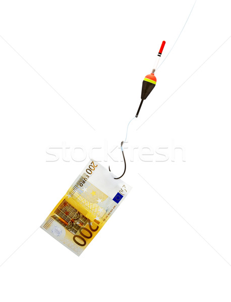 Money, bobber and fish-hook  Stock photo © bloodua