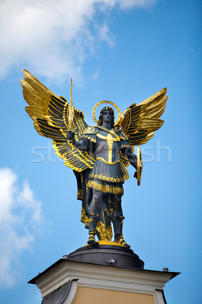 Monument of Angel in Kiev, independence square Stock photo © bloodua
