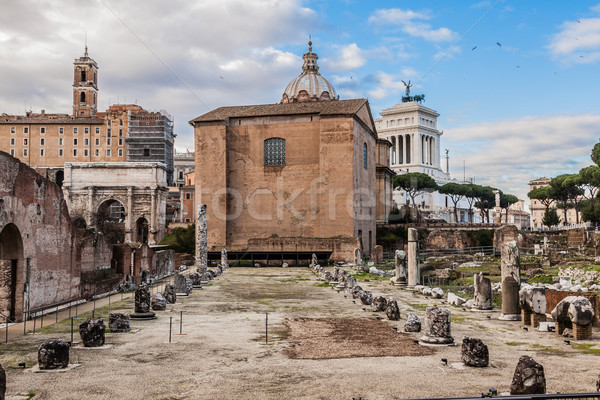 Roman ruins in Rome. Stock photo © bloodua