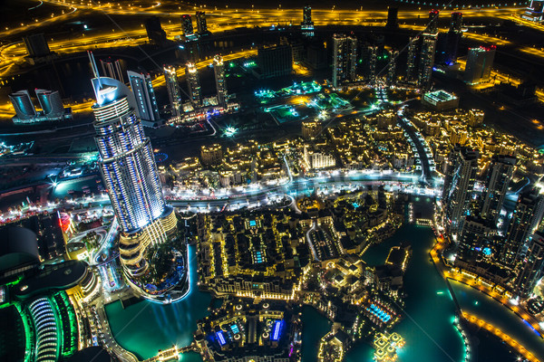 Adres otel gece şehir merkezinde Dubai 13 Stok fotoğraf © bloodua