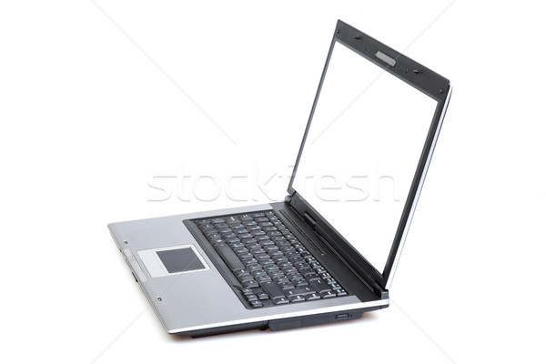 ноутбука открытых клавиатура экране изолированный Сток-фото © bloodua
