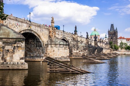 Ponte Praga fiume estate acqua città Foto d'archivio © bloodua