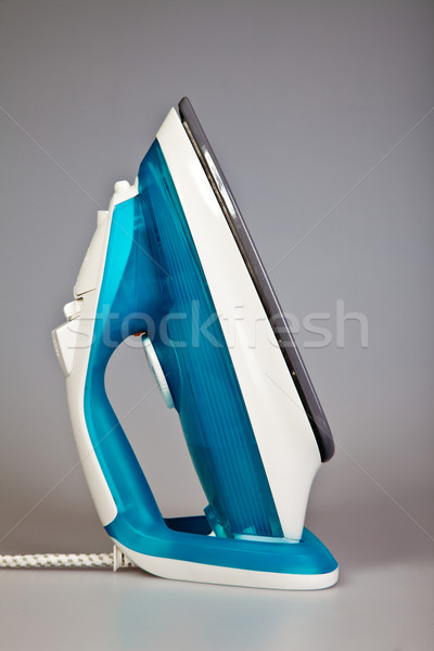 Blue electric iron Stock photo © bloodua