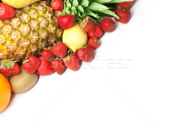 Stok fotoğraf: Taze · meyve · renkli · sağlıklı · atış · stüdyo · gıda