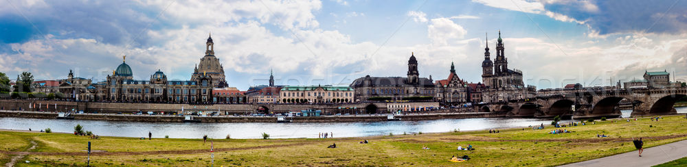 Huge panorama of Dresden, Germany. Cityscape. Skyline Stock photo © bloodua
