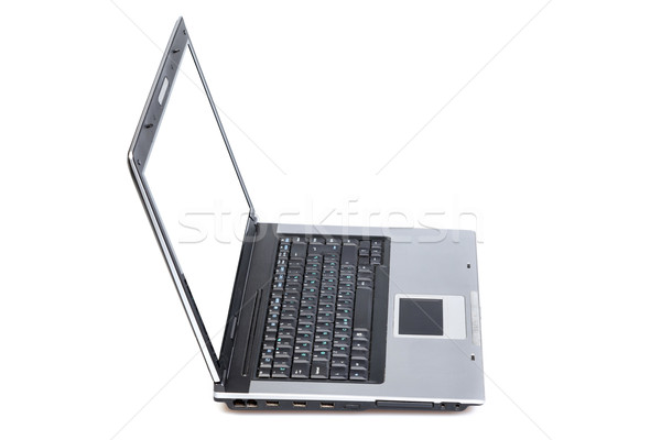 Laptop deschide tastatură ecran izolat Imagine de stoc © bloodua